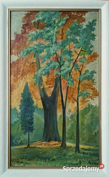 Obraz olejny Jesienny dąb Kraków