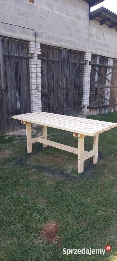 Drewniane meble ogrodowe drewno Żeleźniki