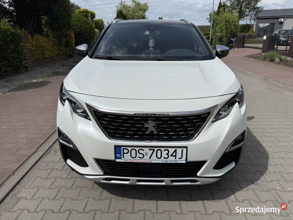 Peugeot 3008GTLine 20HDI 2017r NAVI KAMERA elektrycznie ustawiane fotele wielkopolskie Leszno sprzedam
