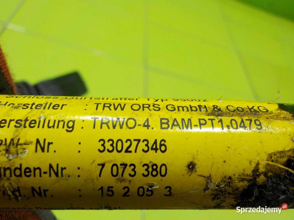 BMW X3 E83 05r zapinka pasa prawa przod 7073380 mazowieckie Suków