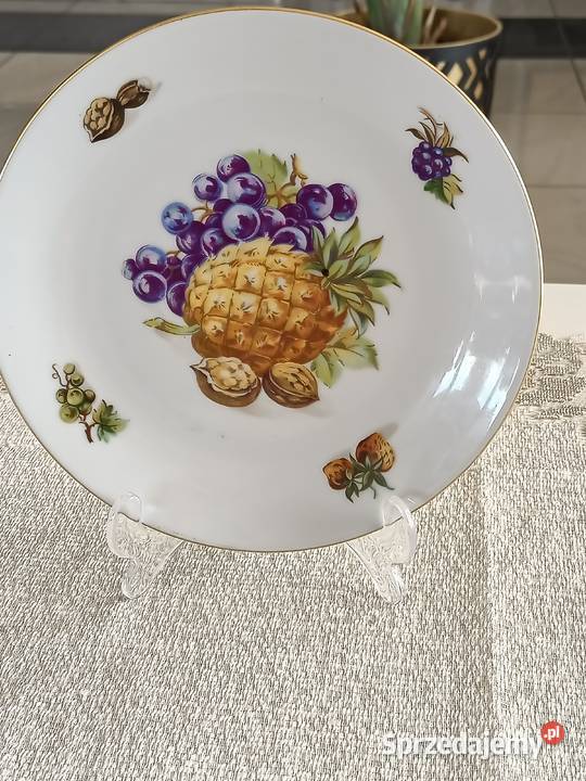 Talerz owocowy ananas na ciasto sery Zamość