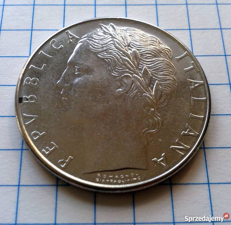 100 LIRÓW 1989 WŁOCHY Numizmatyka lubelskie Piszczac