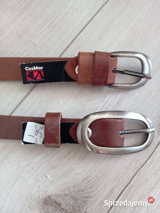 Pasek damskiwąskiskórzany Gdańsk