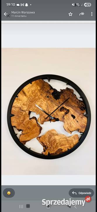 Zegar drewniany Warszawa