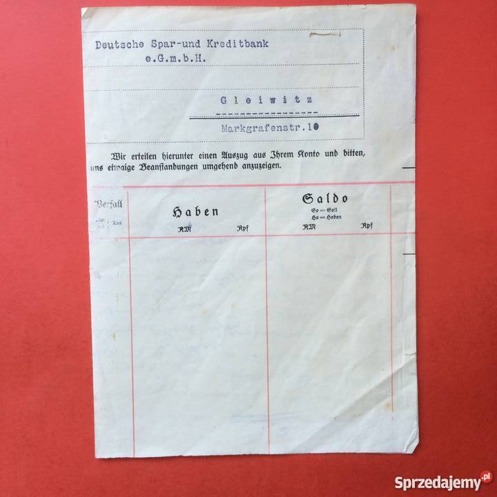 752 Dokument Niemiecki