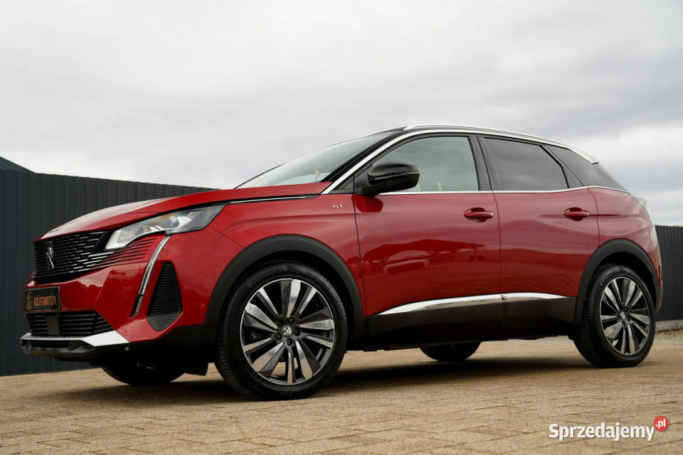 Peugeot 3008 GT ful led skóra masaze ACC kamery komputer pokładowy 3008 Otmuchów
