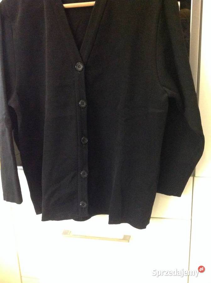 Sweter Rozpinany Czarny Damski M Wełniany Żywa lubuskie