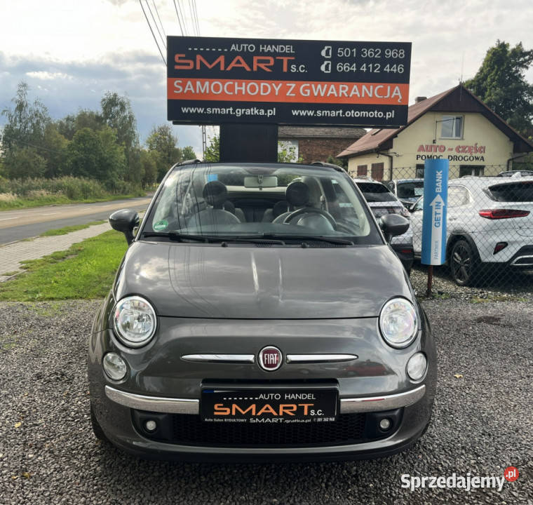 Fiat 500 CABRIOLET 12 Benzyna Klima Bezwypadek I 500 śląskie Rydułtowy