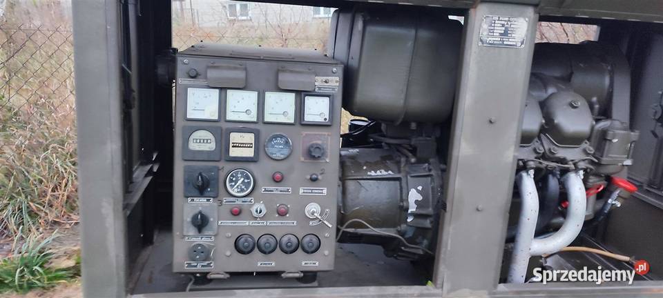 Wojskowy agregat prądotwórczy PAD8 moc 10kW Mężenin