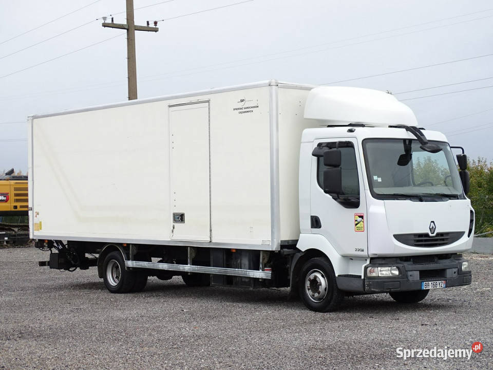 Renault MIDLUM 220 DXI Kontener 18 Euro Palet automatyczna Kopana