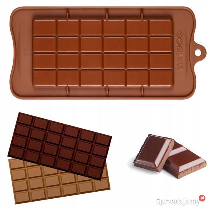 3x FORMA FOREMKA SILIKONOWA TABLICZKA CZEKOLADY Myszyniec