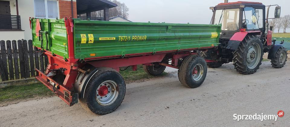 Przyczepa Pronar T6721 10 tonowa Klukowo-Kolonia