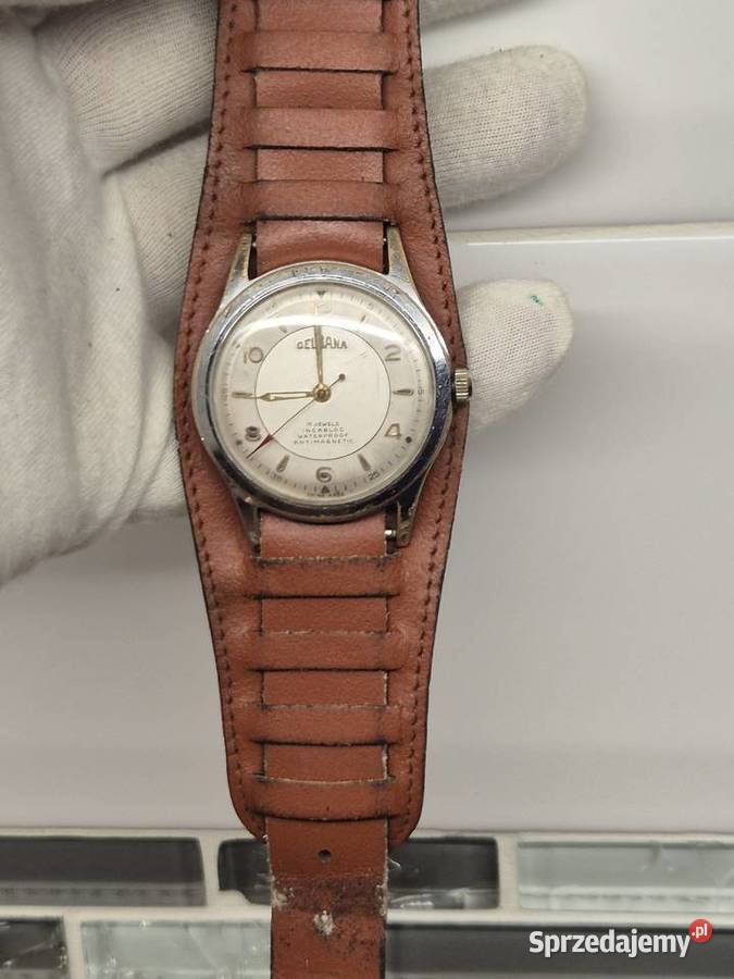 Klasyk szwajcarska DELBANA Vintage lata 50te XXw Chorzów
