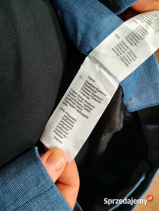 Garnitur męski niebieski 64 7XL Bonprix nowy Męska Suwałki