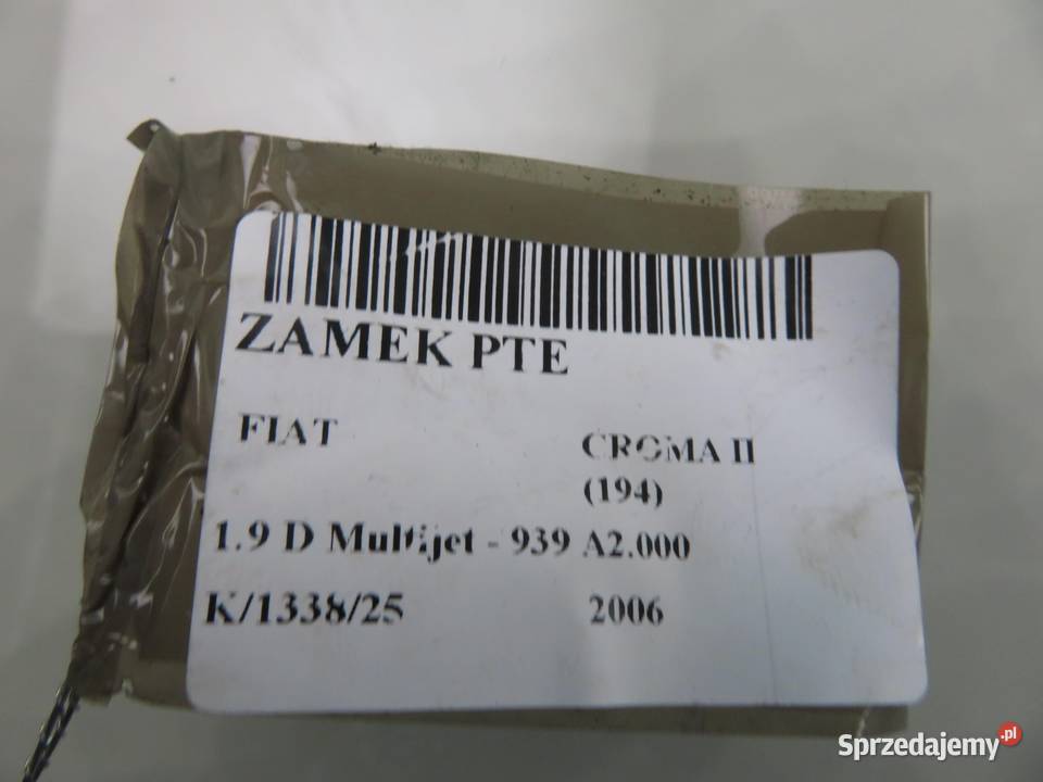 ZAMEK PRAWY TYLNY FIAT CROMA II osobowe małopolskie