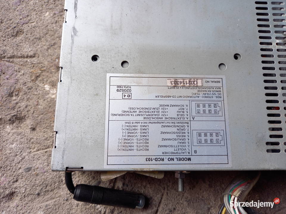 Radio samochodowe mp3 sprawne sprzedam