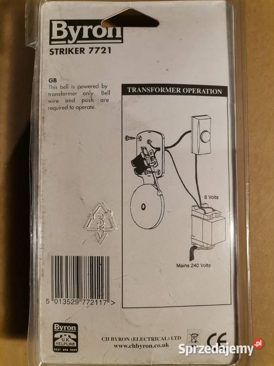 Dzwonek Chromowany BYRON MODEL No7721 Terespol