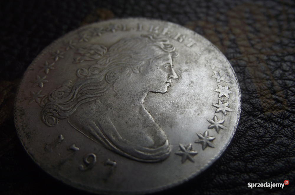 Moneta United States of America 1797 dolar Liber Numizmatyka małopolskie Kraków