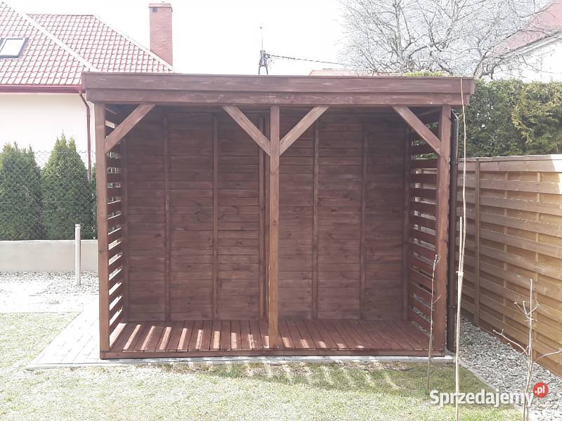 DOMEK DOMECZEK ZEBRA OGRODOWY 4x3 DACH 1SPADOWY Parzymiechy sprzedam