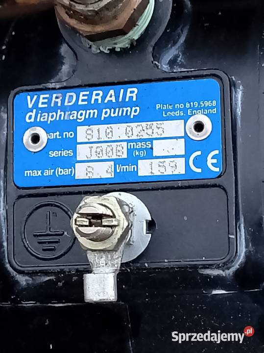 Pompa membranowa Pneumatyczna chemiodporna wielkopolskie Nowy Tomyśl