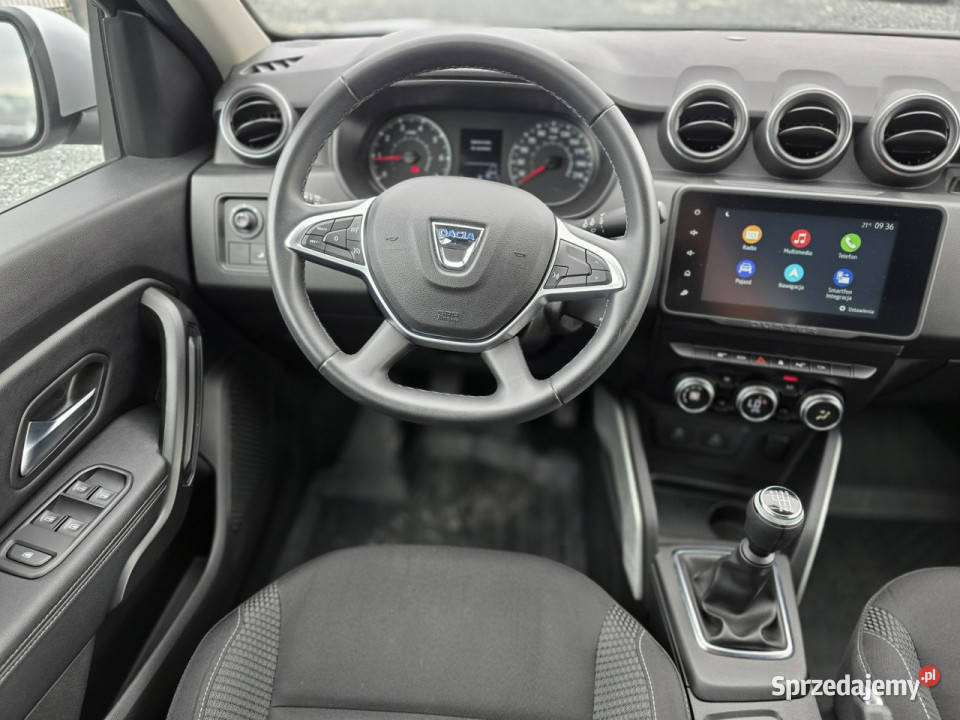 Dacia Duster 13 16V TCe 130 2022r kamera 360 nieuszkodzony Wojkowice