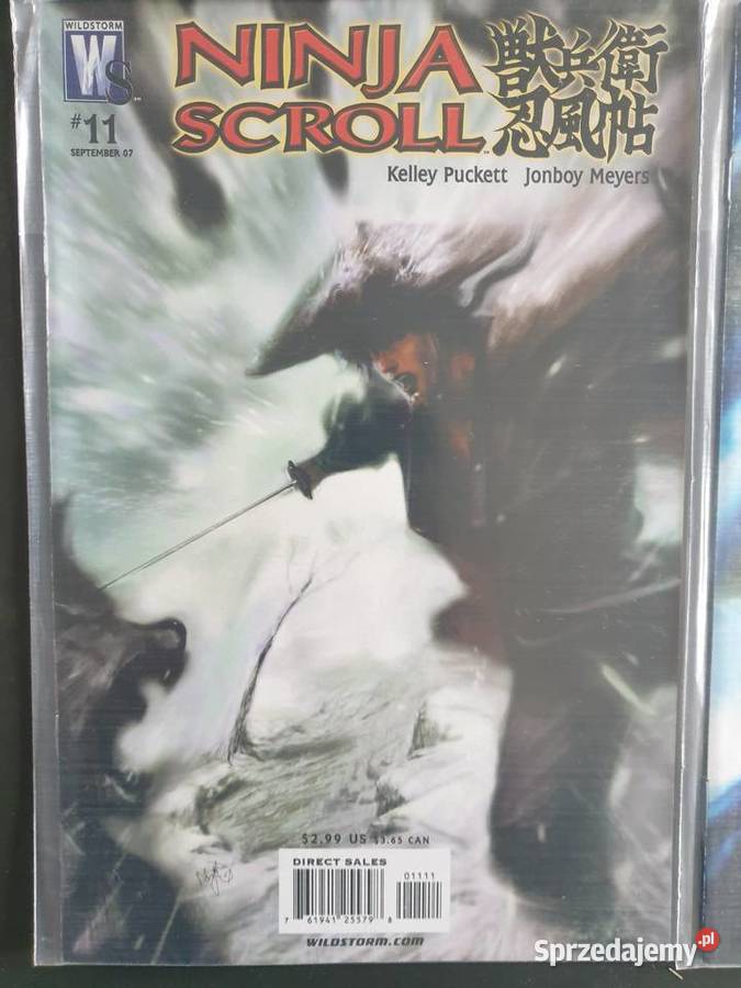 Manga Ninja Scroll 4 komiksy Marvel USA