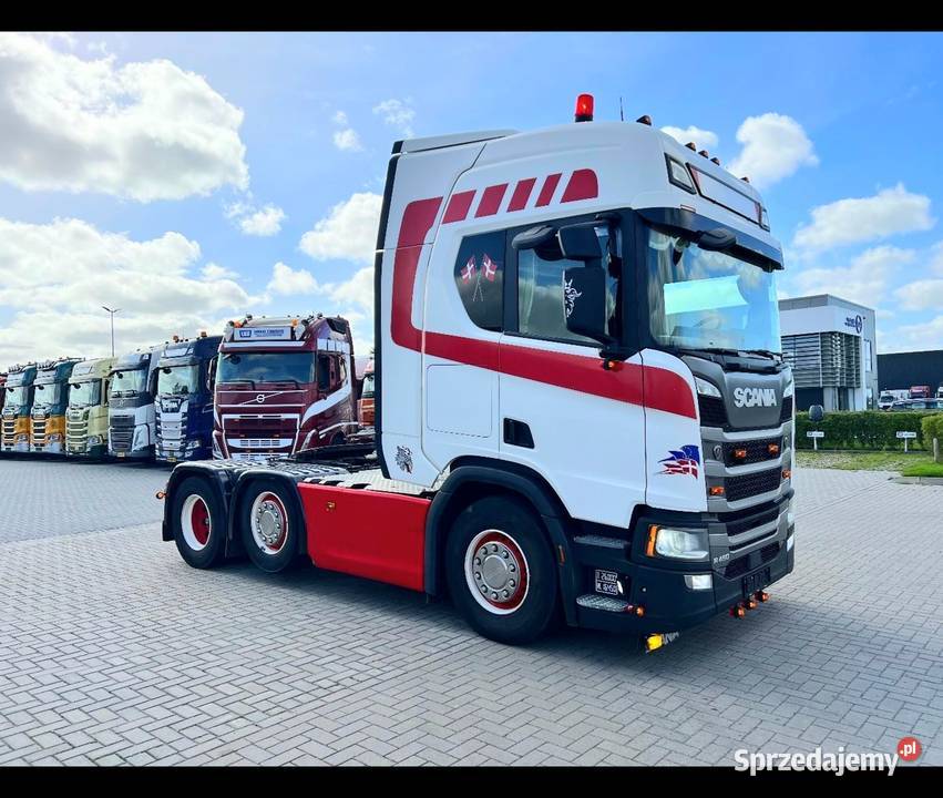 Ciagnik 6x2 3 osiowy Scania R 450 eur 6 Warszawa