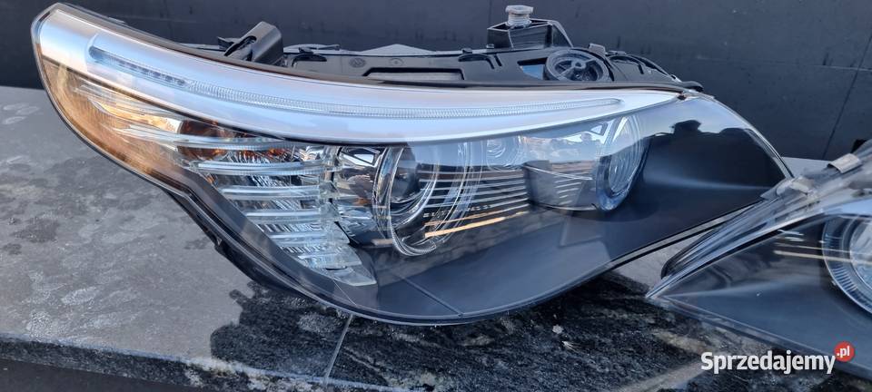 Reflektory BMW E60 E61 LIFT Lci Bi xenon Skretny Lampy przednie Kielcza