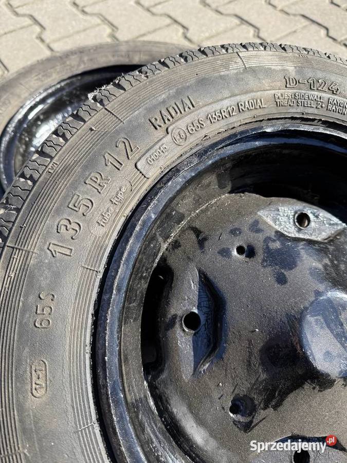 Koła z felgami cytrynki do malucha