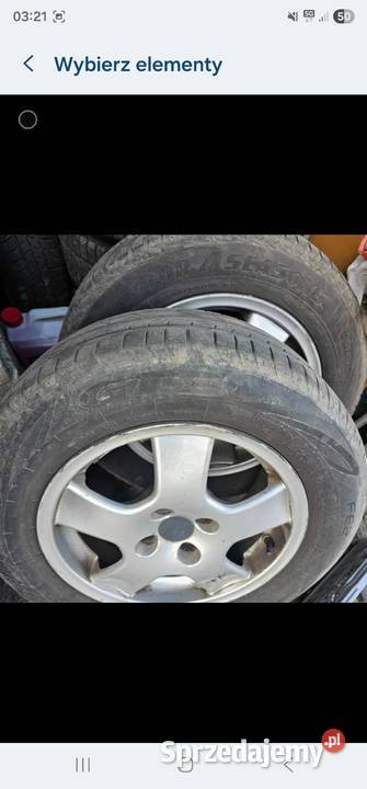 Alufelgi 195 65 R15 4x100 Opony i felgi Gniew sprzedam