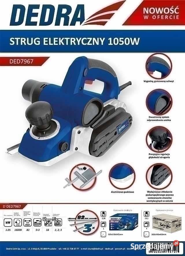 DEDRA DED7967 STRUGARKA STRUG ELEKTRYCZNY 1050W Opalenica