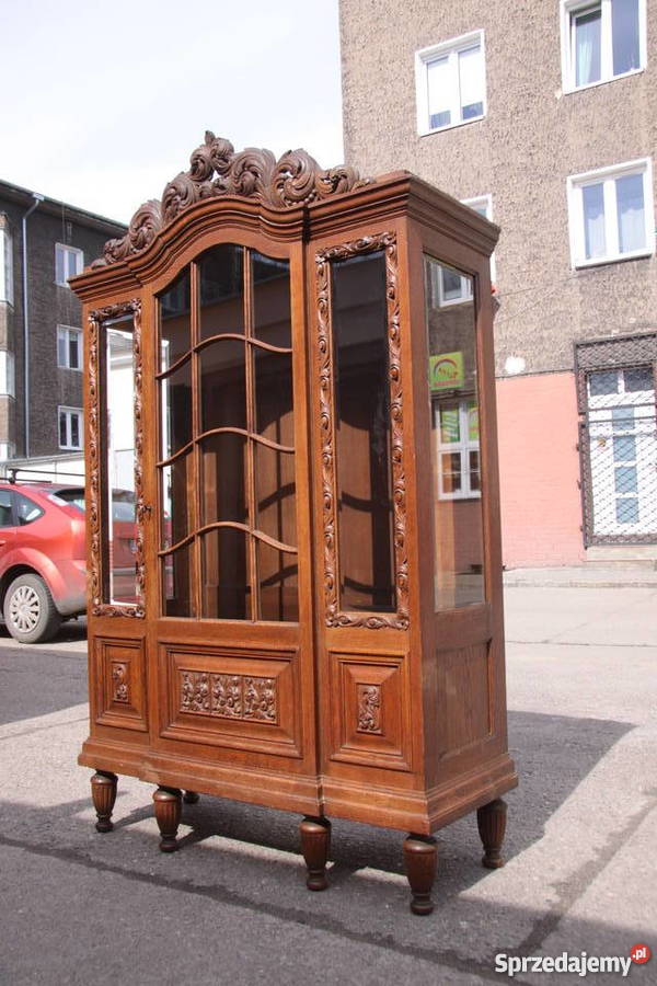 Przepiękna zgrabna biblioteczka witrynka z końca dolnośląskie Wrocław