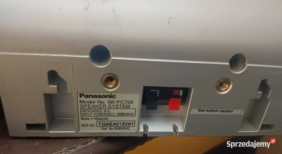 Zestaw głośników Panasonic Nowa Sól