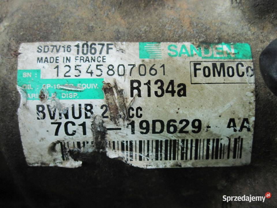 FORD TRANSIT 22 TDCI SRFA 115 10r sprężarka osobowe