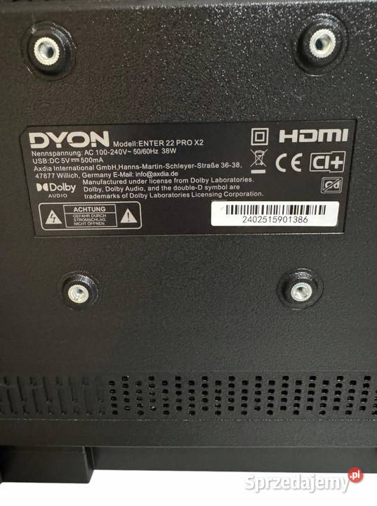 Tv Led 22 cale Dyon ENTER 22 PRO X2 Full HD LED Kraków