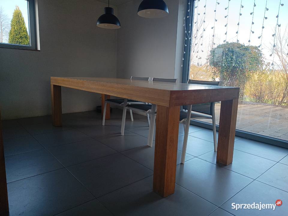 Stół dębowy 250x100 solidny Czeladź