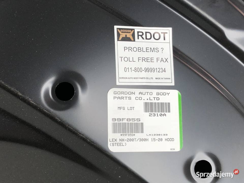 Lexus NX 200T 300H AZ10 082014112021 Maska osobowe Skarżysko-Kamienna sprzedam