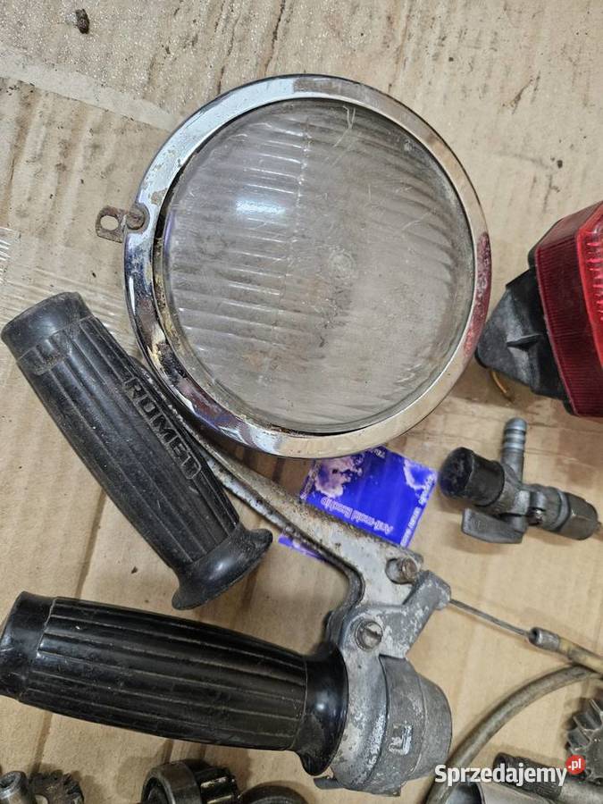 Części Romet Motorynka Komar Lampa Uchwyt Wałek Kłodawa