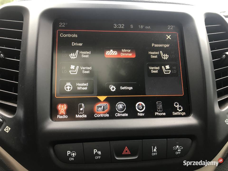 JEEP CHEROKEE 32 V6 LIMITED 4X4 benzyna Łapy