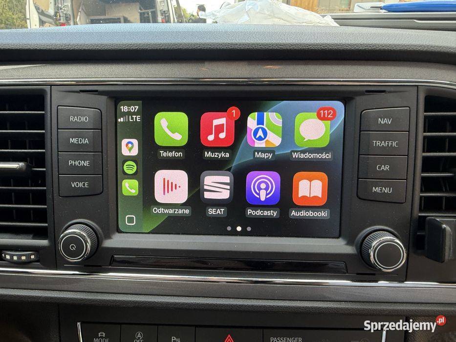 APPLE CARPLAY ANDROID AUTO FULL LINK SEAT MIB2 Pozostałe Kudowa-Zdrój