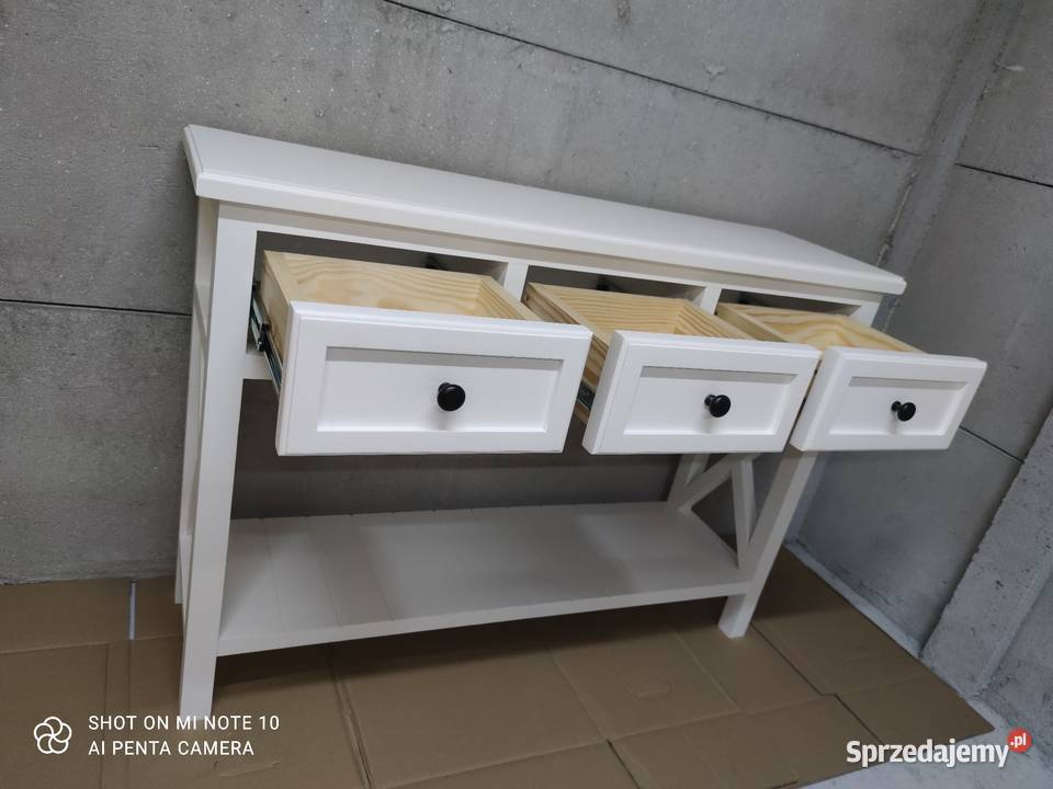 Konsola drewniana biała Zduńska Wola