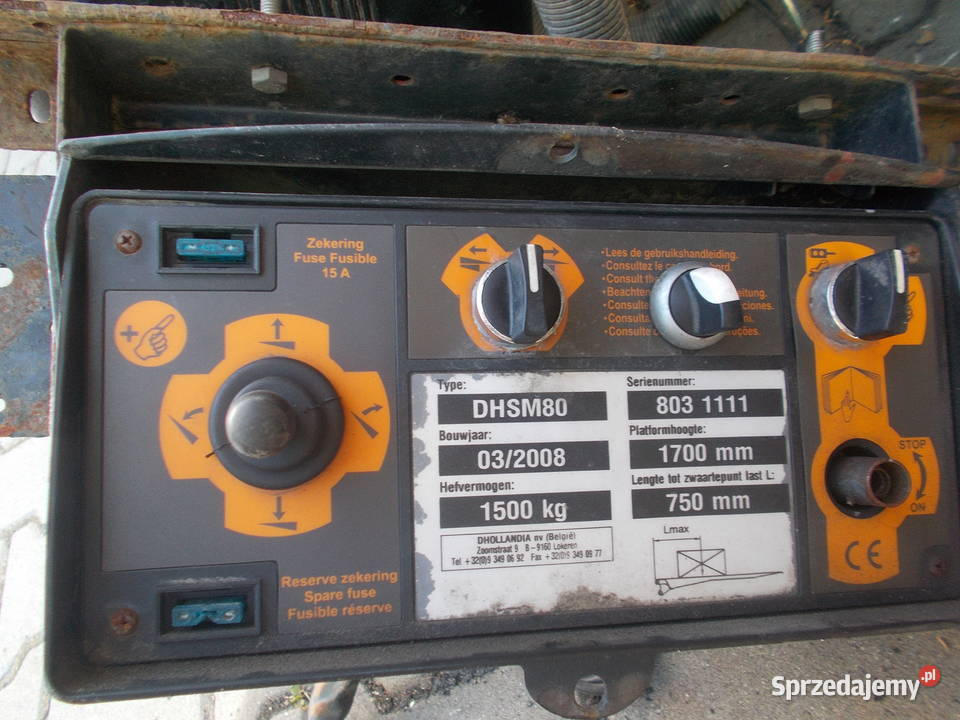 winda Dehollandia 1500 chowana pod auto 600 zl ciężarowe małopolskie Nowy Targ sprzedam