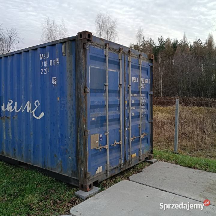 Kontener morski magazynowy używany 20DC Rzeszów