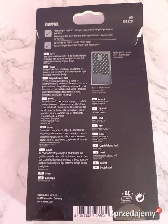 Etui w kropeczki świecące w ciemności Apple Zamość