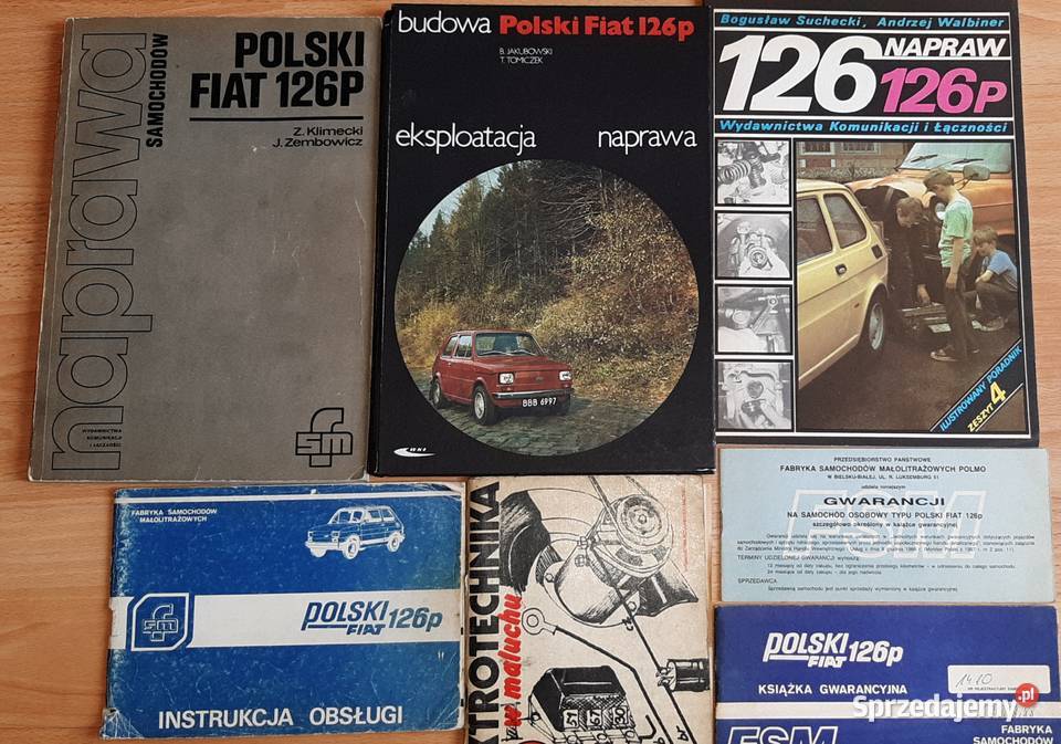 FIAT 126p publikacje z okresu PRL Sosnowiec sprzedam