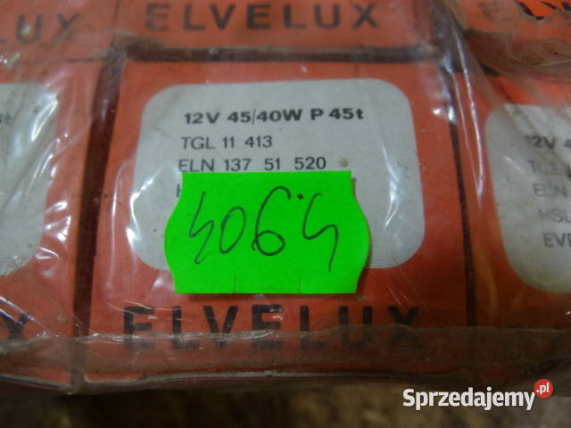 10x żarówki ELVELUX TGL 12v 4540w org DDR lubuskie Żary