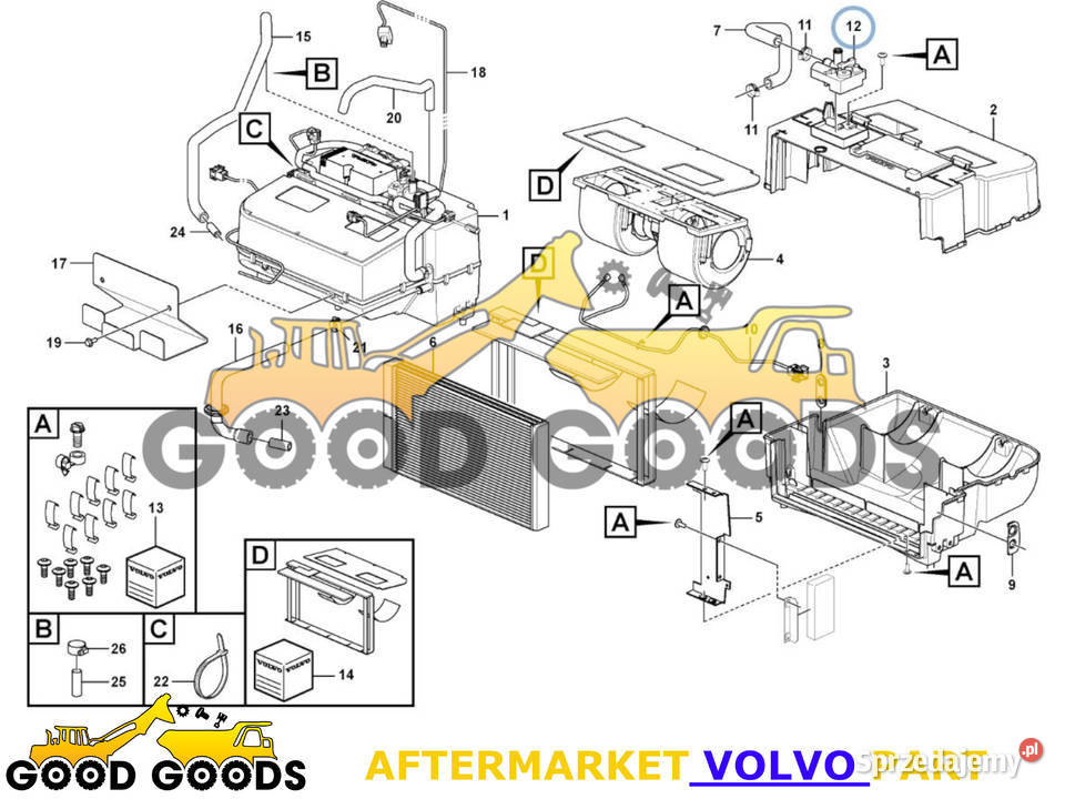 VOLVO ZAWÓR OGRZEWANIA 11412407 17428948