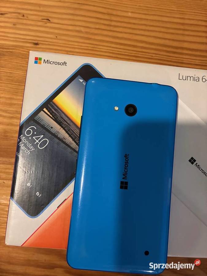 Microsoft Lumia 640 niebieska Windows Phone Lublin