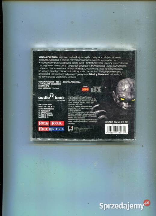 Władca Pierścieni Drużyna Pierścienia Audiobook Pozostałe Szczecin