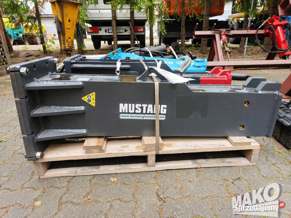 Nowy nieużywany Młot hydrauliczny Mustang HM1002 Osprzęt roboczy Ostrowiec Świętokrzyski